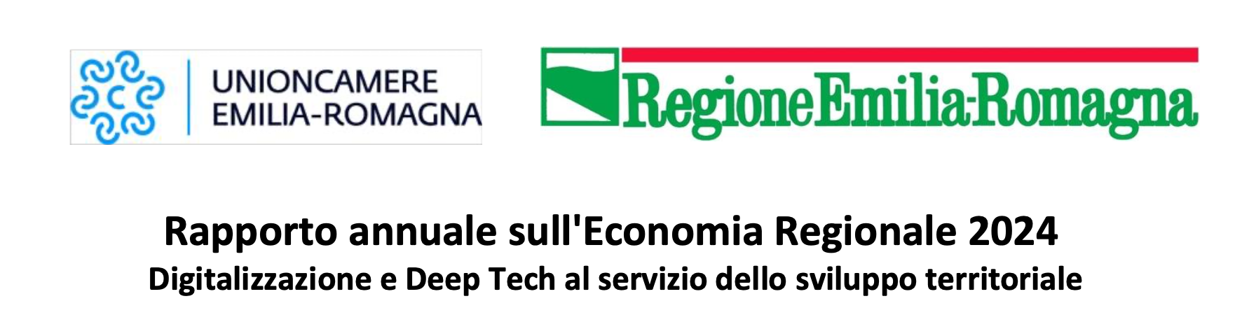 Rapporto sull'Economia Regionale 2024 Digitalizzazione e Deep Tech al Servizio dello Sviluppo Territoriale